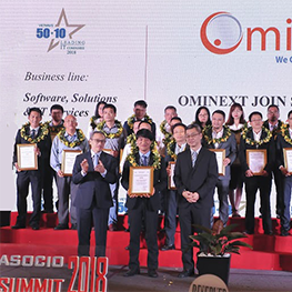 2018年9月18日 ベトナムｉｔ企業のトップ５０に弊社が３年連続で受賞しました Ominext We Create The Next Values